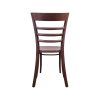 Super-Seat | The Tobias Thonet wooden café chairs vintage brown | Bois brun, dossier en échelle, finition lisse, pieds légèrement incurvés. | Mobilier pour la restauration