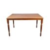 Super-Seat | The Belvoir tables de café rétro en bois 120x80cm | Bruin houten tafel, rechthoekig met vier gedraaide poten, retro uitstraling. | Horecameubilair