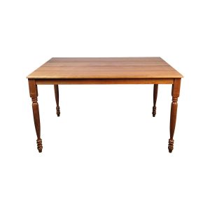 Super-Seat | The Belvoir tables de café rétro en bois 120x80cm | Bruin houten tafel, rechthoekig met vier gedraaide poten, retro uitstraling. | Horecameubilair