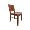 Super-Seat | Les chaises de café en bois Marlow Bois brun foncé, grain visible, patine chaude, dossier légèrement incurvé, assise plate. | Mobilier pour la restauration