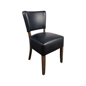 Chaises Lisa noires Diego pour la restauration