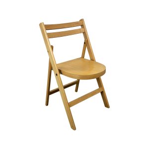Skara chaises pliantes vintage en bois ( patio ) marron
